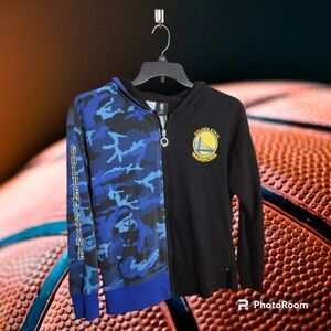 Golden State Warriors Zip-Up Jacket‎ Men's Size S